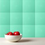 Carreau Monnaie aquamarine solide<br><div class="desc">Design aquamarin solide à la menthe aqua.</div>