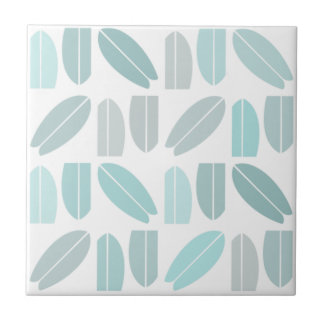 Carreau Monnaie Motif Surboard Turquoise   
