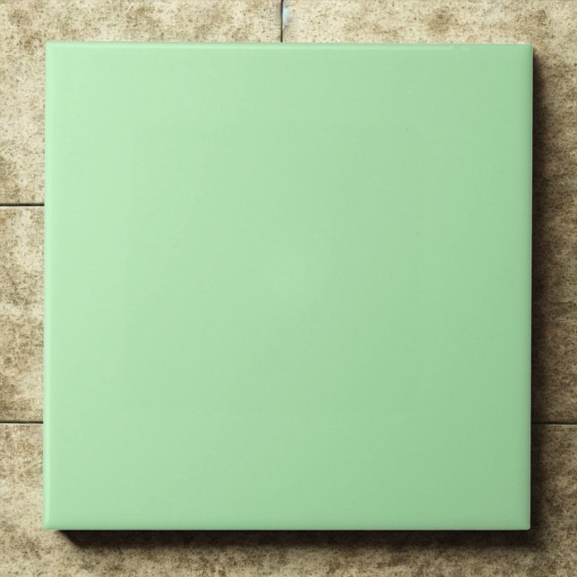 Carreau Monnaie Vert Doux Moderne Accent (Créateur téléchargé)