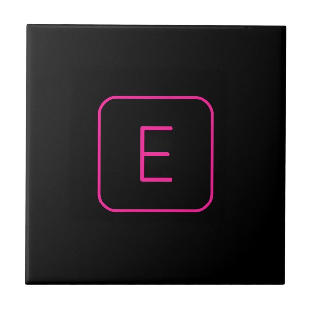 Carreau Monogram de Styled | Pink & Black (Devant)
