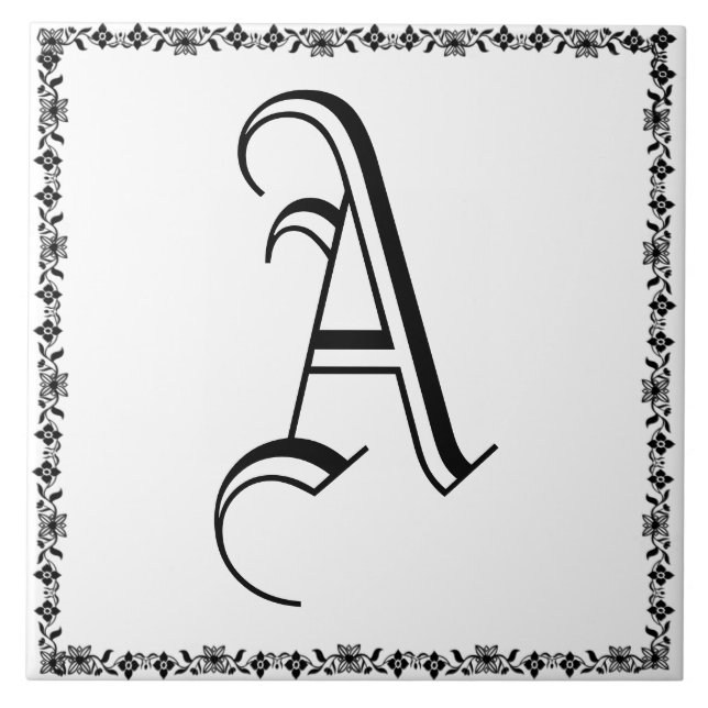 CARREAU MONOGRAMME (Devant)