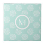 Carreau Monogramme | Bonheur des Plantes | Pastel Succulen<br><div class="desc">Profitez de ce motif succulent pastel créatif frais sur un produit ou une pièce murale pour mettre en valeur et ajouter au monde qui vous entoure. Artiste : Grace Popp</div>