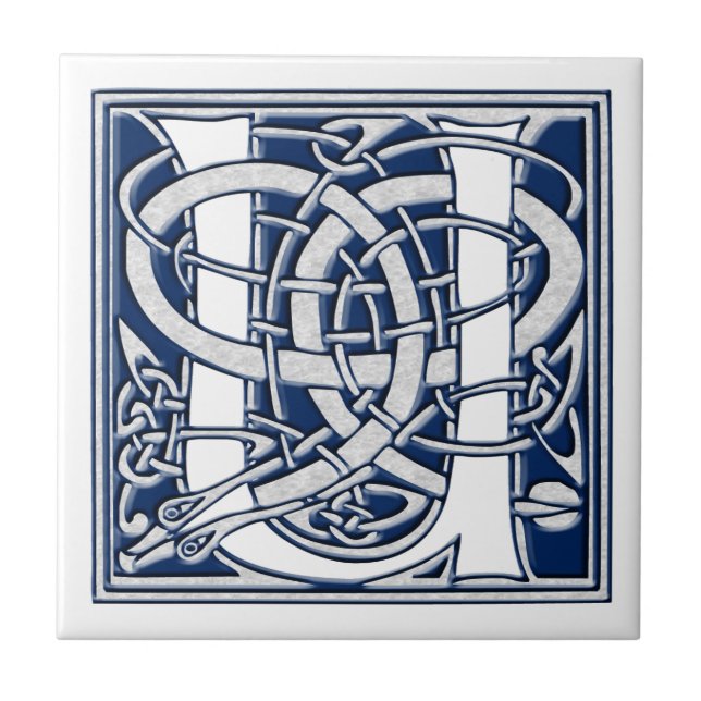 Carreau Monogramme Celtic U (Devant)