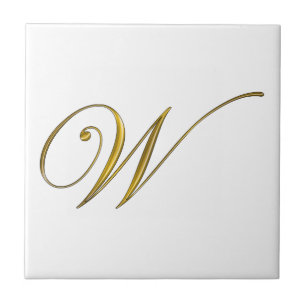 Carreau Monogramme d'or W