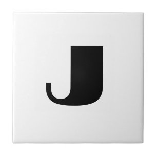 Carreau monogramme "J"