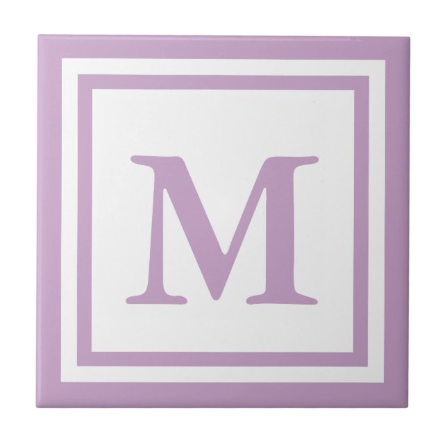 Carreau Monogramme Lilac (Devant)