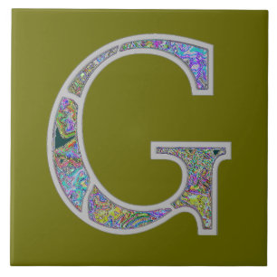 Carreau Monogramme lumineux par Gg