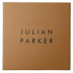 Carreau Monogramme noir minimaliste brun<br><div class="desc">Un monogramme élégant et intemporel prend le devant de la scène contre un riche arrière - plan brun, capturant l'élégance minimaliste dans sa forme la plus pure. La juxtaposition d'initiales noires sur fond chaud crée un design équilibré et distingué, idéal pour ajouter une touche de raffinement personnel à tout cadre....</div>