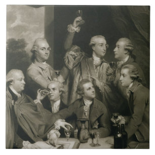 Carreau Monsieur William Hamilton (1730-1803) avec l'autre