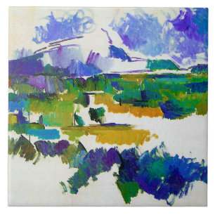 Carreau Mont Sainte-Victoire, Paul Cezanne