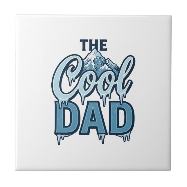 Carreau Montagne Cool Dad Graphisme Vintage_1 (Devant)