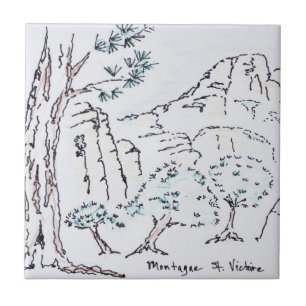 Carreau Montagne Sainte-Victoire Sud de la France