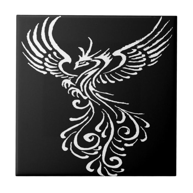 Carreau Monter De La Phoenix Phoenix Illustration Blanche  (Devant)