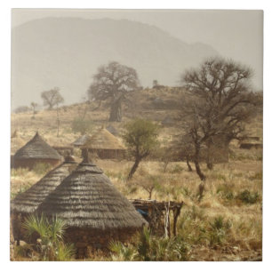 Carreau Monts Nuba, village de Nugera