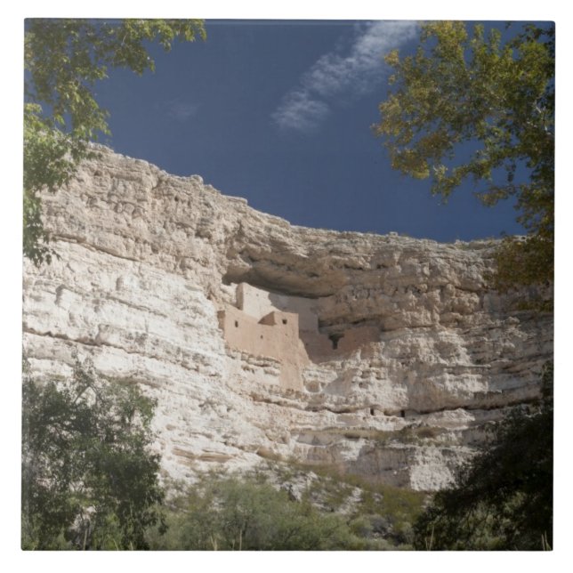 Carreau Monument national du château de Montezuma, Arizona (Devant)