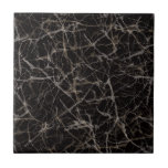 Carreau Moody Dark Elegant Black Marble Stone Texture<br><div class="desc">Elegant decorative ceramic tile with black marble / stone texture,  perfect for you living room</div>