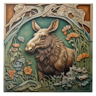 Carreau Moose - Carrelage Art Nouveau en céramique