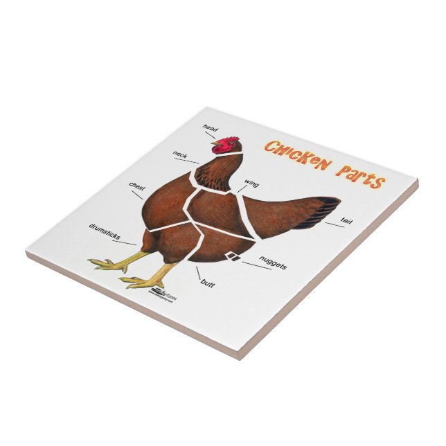 Carreau Morceaux de poulet (Côté)