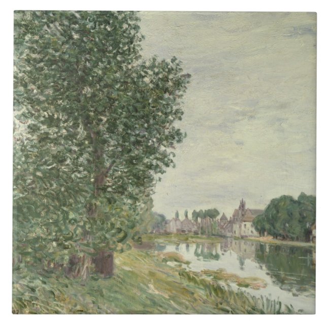 Carreau Moret-sur-Loing d'Alfred Sisley | (Devant)