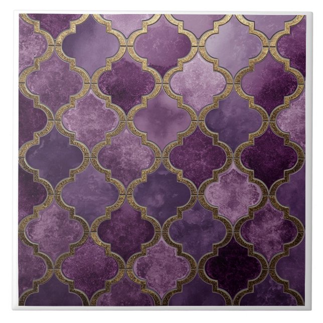 Carreau Moroccan Decorative Home Décor Accent Tile (Devant)
