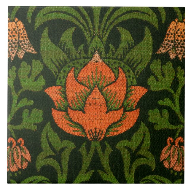 Carreau Morris - Violet et Ancolie  (Devant)