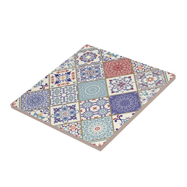 Carreau Mosaïque marocaine Vintage (Côté)