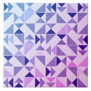 Carreau Mosaïque moderne Triangle géométrique Carrelage cé