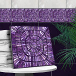 Carreau Mosaïque spirale - Fluorite d'Améthyste<br><div class="desc">Mosaïque spirale - Fluorite d'Améthyste</div>