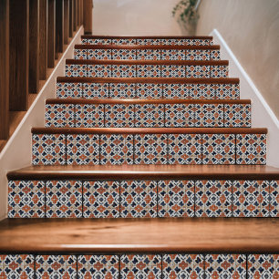 Carreau Mosaïque traditionnelle marocaine Bleu & Terracott