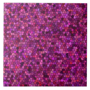 Carreau Mosaïque violet rose