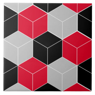 Carreau Motif 3d cube