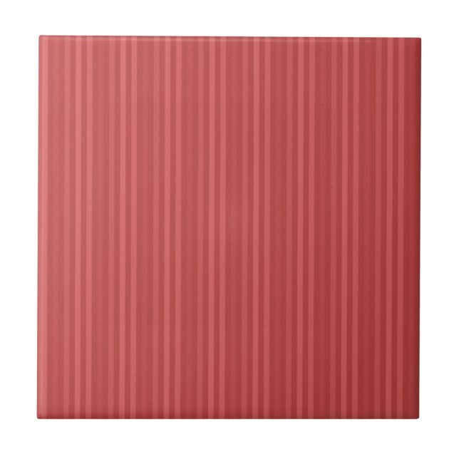 Carreau Motif à bandes verticales rouges (Devant)