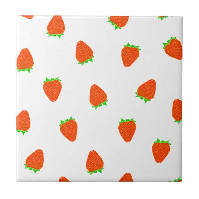 Carreau motif à fraise (Devant)