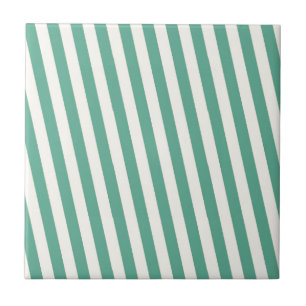 Carreau Motif à rayures bleu rétro