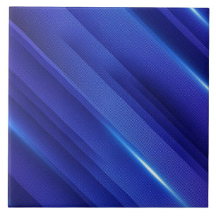 Carreau Motif à rayures dégradé bleu vif