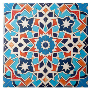 Carreau motif à thème cool marocain
