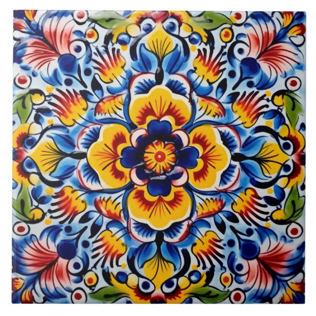 Carreau Motif à thème mexicain (Devant)