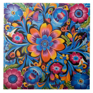 Carreau Motif à thème mexicain