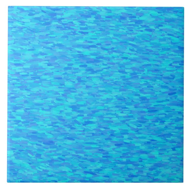 Carreau Motif Abstrait Bleu (Devant)
