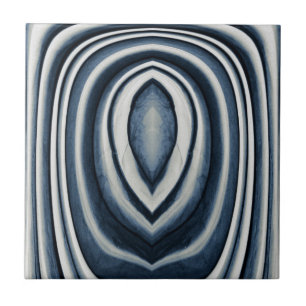 Carreau Motif Abstrait bleu tonique Terre