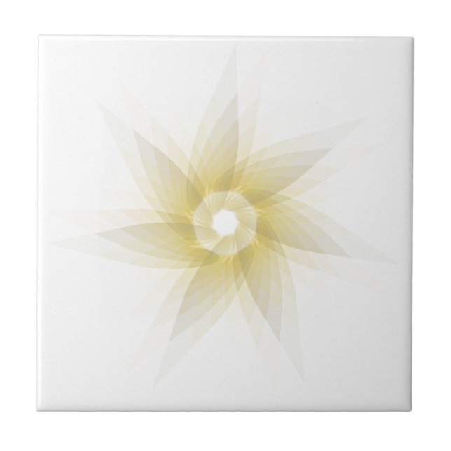 Carreau Motif abstrait de cercle concentrique de (Devant)