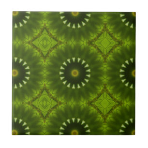Carreau Motif abstrait de kaléidoscope en explosion de sol