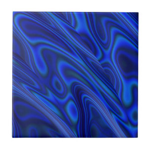Carreau Motif Abstrait fragile Blue Paua Abalone Shell