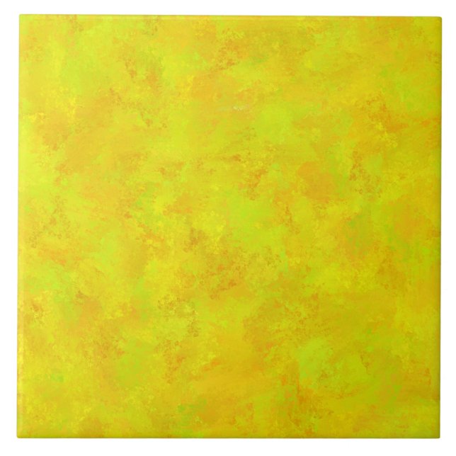 Carreau Motif Abstrait Jaune Orange Vert (Devant)