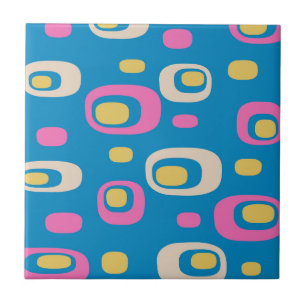 Carreau Motif Abstrait moderne du milieu du siècle