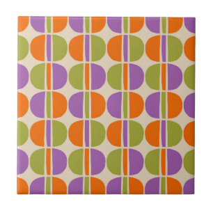 Carreau Motif Abstrait moderne du milieu du siècle