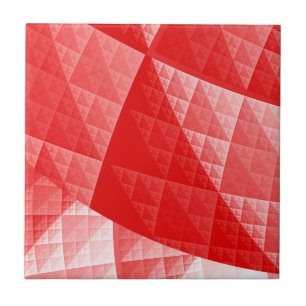 Carreau Motif abstrait rouge