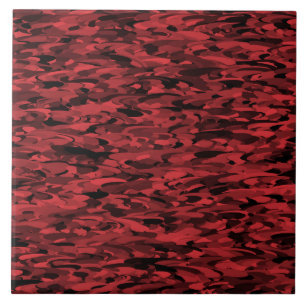 Carreau Motif abstrait rouge noir