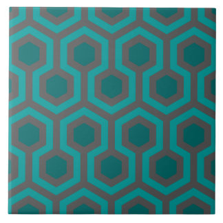 Carreau Motif Abstrait Turquoise Turquoise Green des année