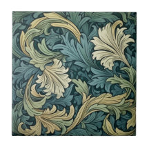 Motif Acanthus Leaf